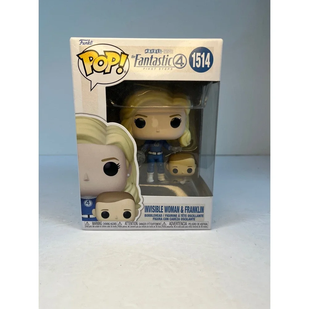 Funko Pop Marvel Fantastic 4 First Steps Invisible Woman & Franklin 1514